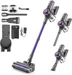 Cordless Vacuum Cleaner,600W 65KPA Dual Motor Vacuum for Home with AI Auto Suction,70Min Runtime,Stick Vacuums with Self-Standing Design,LED Headlights for Carpet,Hardwood Floors,Pet Hair,Tile