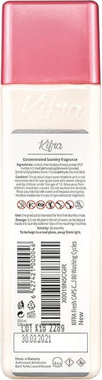 KIFRA FRESH CAPS Concentrated Laundry Fragrance 6.76 Fl Oz 200ml 80 Washing Cycles