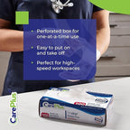 Pro Vinyl Clear Gloves - Medium Size, 100 Count | Latex-Free, Powder-Free, Heavy Duty, Non-Sterile, | Food Prep, Kitchen & Cleaning Gloves, Hair Coloring | Ideal for Professional Use