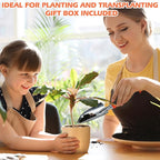 Garden Shovel with Measurement Mark, Sturdy Heavy Duty Gardening Tool Trowel/Hand Shovel/Garden Spade, Ergonomic Handle with Giftable Package