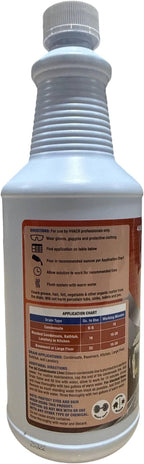 Nu-Calgon 4165-24 Drain Solve Alkaline Cleaner – 1 Qt HVAC Condensate Line & Kitchen Plumbing Clog Remover, Non-Fuming Formula, NSF Registered