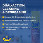 Zep Heavy-Duty Foaming Citrus Degreaser & Cleaner - 18 oz. (Case of 6) - ZUHFD186 - Pro-Trusted Citrus Formula Cuts Through Grease & Grime with Ease