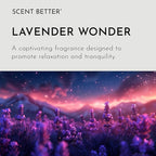 Scent Better Lavender Wonder Aroma Essential Oil Blend: an Aromatherapy Blend of Lavender, Soft Vanilla, and Freesia for Ultrasonic Diffusers & Nebulizers (3.3 Fl Oz, 100 mL)