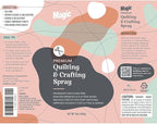 Magic Premium Quilting & Crafting Spray Can – Fabric Spray for Cutting, Creasing, & Sewing – Best Press Spray Starch for Quilting to Flatten Seams & Wrinkles – Wrinkle Spray (15oz Aerosol) 2 Pack