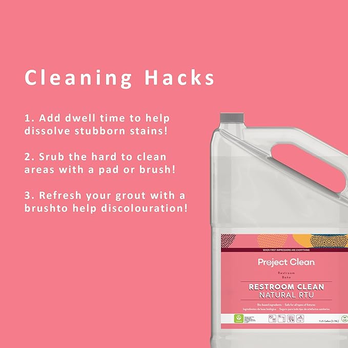 Multi-Surface Cleaner, non toxic bathroom cleaner, Eco-Friendly non toxic cleaning supplies, Ready to Use, Non-scented, Bathroom cleaner, Refill supply for your bathroom cleaner spray (4 pack)