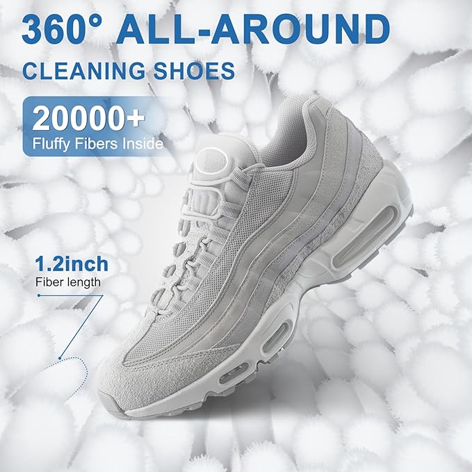 Shoe Washing Machine Bag,Shoe Laundry Bags for Sneakers, Reusable Shoe Cleaning Bag for All Shoe Sizes