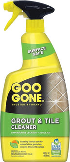 Goo Gone Grout & Tile Cleaner - 28 Ounce - Removes Tough Stains Dirt Caused By Mold Mildew Soap Scum and Hard Water Staining - Safe on Tile Ceramic Porcelain