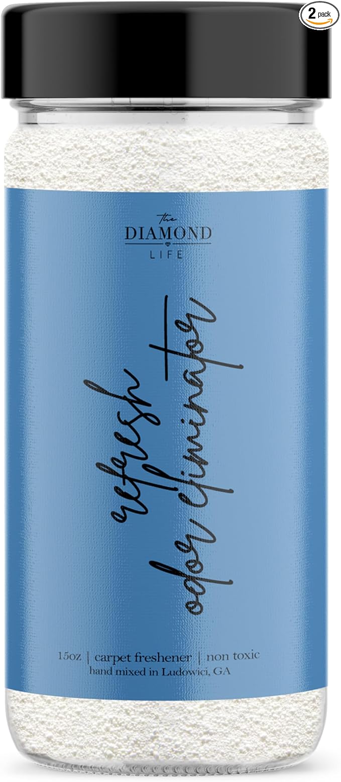 Home REFRESH' Carpet Deodorizer Powder For Home, Vaccuuming Upholstery, Pet Urine, Dog Bed/Cat Litter Box– Eliminates Odors Naturally, Pet-Friendly- Country Potpourri