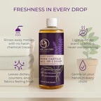 Dr. Jacobs Naturals Lavender Castile All-in-One Cleaner and Soap - Plant-Based Formula for House Cleaning Floors and Appliances - Gentle on Skin and the Planet - 32 oz, 1 Pack