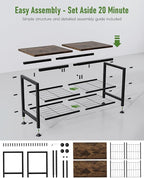 3-Tier Shoe Rack Bench - Entryway Organizer with Shoe Storage, Sturdy Shoe Shelf for Front Door, Small Space Saving Furniture, Brown, 27.2" x 12.0" x 15.9"