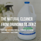 All-Purpose White Vinegar Cleaning Solution, 1 Gallon, Multi-Surface Cleaner for Hard Water Stains, Bathroom and Kitchen Surfaces, and Clothes, Effective Deodorizer