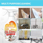FIELL Heavy-Duty Kitchen Degreaser Foam Cleaner,Clean Kitchens Up Kitchen Oil Stains spray,Heavy Oil Stain Cleaner Kitchens,Multi Functiona Foam Cleaners Spray (1PC)