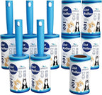 Extra Sticky Lint Roller, Mega Value Set 1000 Sheets for Pet Hair Removal, Dog and Cat Lint Remover for Clothes, Furniture, Carpet