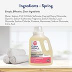 The Clean People Liquid Laundry Detergent - Recyclable Packaging, Stain Fighting - Ultra Concentrated, Laundry Soap - Spring Scent, 50 fl oz