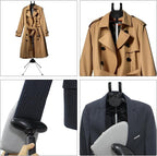 Garment Hanger for Steaming Clothes - Steam Rack & Stand for Ironing, Handheld Steamer Hanger