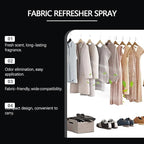 Clothes Refresher Spray Fabric Freshener, Dry Wash Mist For All Clothing Types, Plant Based, Odour Eliminating, Linen Spray Deodorizer for Clothes Laundry