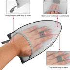 Garment Steamer Ironing Gloves Anti Steam Glove Heat Resistant Garment Steamer Mitt Accessories for Clothes,Heat resistant clothing steam engine gloves