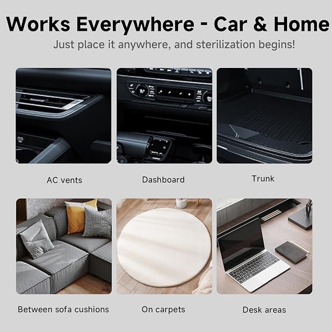 Car Vacuum Portable Cordless, Handheld Vacuum Cleaner & Blower 4-in-1, 15,000Pa Handy Vacuum Brushless Motor, 2800mAh Battery, for Cars, Keyboards, Office, Home, Pet