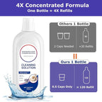 Floor Cleaner Lavender Scent Compatible with Tineco Cleaning Solution Refill, Deep Cleans Residue & Streak Free, Wet Dry Vacuum Mop Cleaners Solution for all Tineco FLOOR ONE & iFloor Series (4PCS)