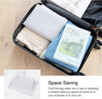 Polecasa Heavy Duty Laundry bag, 28 x36 inches Large Laundry Bag with 130gsm Tear Resistant Fabric and Handles, Durable Clothes Drawstring Bag for Laundry Hamper, College, Dorm, Travel, Silver