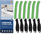 Crevice Cleaning Brushes, Cleaner Scrub Brush Tool for Hard to Reach Tight Space, Home Essentials, Cleaning Supplies for Shower, Bathroom, Kitchen, Toilet, Window