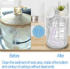 2 Pack 28inch Carboy Brush Carboy Cleaning Brush Carboy Bottle Brush Carboy Brushes for Cleaning Nylon 5 Gallon Carboy Brush for 3 5 6 6.5 Gallon Glass Carboys Corny Kegs Wine Making Home Brewing