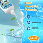 Mold Stain Remover Gel, Front Load Washer Mold Remover for Washing Machine Gasket Rubber Seal Home Stain Cleaner Gel for Grout Caulk, Bathroom, Shower, Bathtub, Refrigerator Cleaning Solution 8 Fl Oz