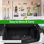 Garden Rake Heavy Duty, 17 Tines Metal Bow Rake with 49" Adjustable Handle, Landscape Yard Rakes for Lawns Leveling Loosening Soil, Spreading Mulch, Clearing Leaves Weeds Lawn Care Tool Thatch Rake