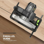 GALAX PRO 11 Amp Power Circular Saw, 6000RPM Corded Circular Saw with Adjustable Cutting Depth 2-1/2" (90°) to 1-7/8" (45°), 7-1/4 Inch Carpentry Saw Blade, Ideal for Wood, Plastic Cuts