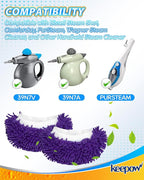 Handheld Steam Cleaner Pads Cloth Steamer Attachments Steam Mop Accessories Compatible with Bissell Steam Shot,Wagner Spraytech,McCulloch,PurSteam Universal Reusable Washable Steam Pad Clothes Cover