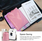 Polecasa Heavy Duty Large Laundry Bag with 130gsm Tear Resistant Fabric and Handles, Easy to Carry Durable Dirty Clothes Drawstring Bag, Perfect for College Dorm, Travel, 2 Pack 28”x36”, Pink