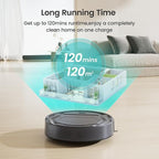 Lefant M210 Pro Robot Vacuum, Slim Quiet, 3 Adjustable Suction Levels, 6 Modes, Robot Vacuum Cleaner for Pet Hair, Hard Floors & Low Carpets, Self-Charging, WiFi/App/Alexa Control, Gray
