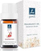 Raspberry Oil - Pure Organic Scent for for Aromatherapy, Diffusers, Spray, Skin & Hair Care, Massage, DIY Candles & Soap, Perfume - Fruity Fragrance, 10mL