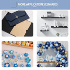 Sticky Mounting Putty for Wall Hanging Removeable Repositionable Adhesive Poster Non Marking Tacky Adhesive for Picture Hanging Crafts（Blue,288）