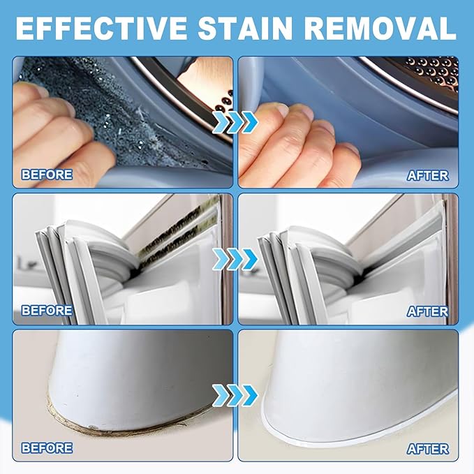 Home Remover Gel, 2 Pcak Household Washing Machine Cleaner for Front Loader Washing Machine Seal, Refrigerator Strips, Cleaner For Tiles Grout Bathroom Cleaning Home Kitchen Sink Cleaning