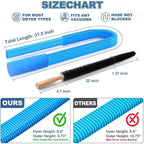 Washing Machine Dryer Vacuum Cleaner Vent Cleaning Brush kit Hose with Brush (Blue)