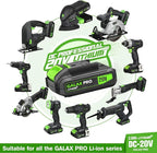 GALAX PRO Cordless Drill Driver/Impact Driver with 1pcs 1.3Ah Lithium-Ion Batteries, Charger Kit, 11pcs Accessories and Tool Bag