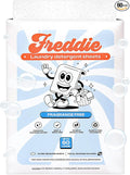 Freddie Low-Waste Laundry Detergent Sheets – Jug Free Format – Pre-Measured Strips – 60 Loads – Unscented for Sensitive Skin
