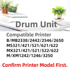 HAO SHI XIANG 56F0Z00 56F0Z0E Remanufactured 56F0ZA0 Imaging Unit Compatible with MS321 MS421 MS521 MS621 MS622 MX321 MX421 MX521 MX522 MX622 B/MB2338/2442/2546/2650 Printer