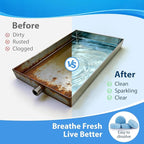 Poesie AC Drain Pan Tablets 240 Count, Condensate Tablets, Non-Clog Pan Cleaner, Effective Odor Control for All HVAC, Dehumidifiers and Appliance Pans