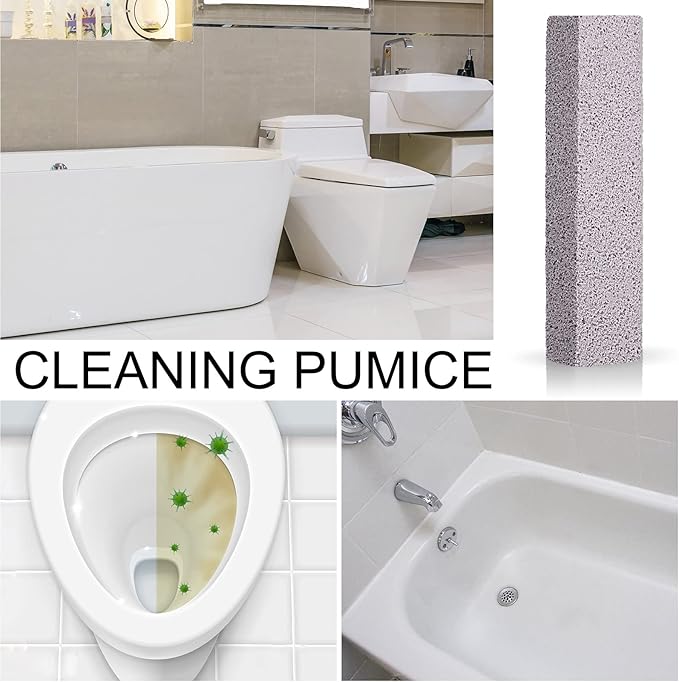 Chinco 20 Packs Pumice Stone for Cleaning, Scouring Pad Removing Stain Grime Without Leaving Scratches for Kitchen Oven Stove Home Bathroom Toilet Pool House Cleaning Supplies