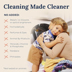 Miss Mouth's Messy Eater Laundry Detergent Sheets - 120 Loads Travel Friendly Detergent Sheets - Hypoallergenic, Sensitive Skin Safe, Pediatrician and Dermatologist Tested, Fragrance Free