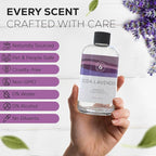Aroma Country Doda Lavender Diffuser Oil - Luxury Essential Oils for Diffuser Refill & Air Freshener Room Spray - Long-Lasting & Natural Home Fragrance, Lavender Scented Oil for Diffusers (8.5 Fl. oz)