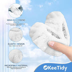 Steam Cleaner Accessories Compatible with Dupray Neat Steam Cleaners Fit for McCulloch Steamer Attachments Microfiber Pads Small Triangle Bonnets Reusable Washable Steam Mop Pads, 4 Pack