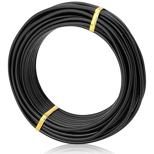 Black-3.5-Anodized Aluminum Bonsai Training Wire 250g Large Roll,Many Size to Choose,KSVZS Bendable Metal Wire for Crafts,Sculpting,Armature and Daily Use,Necessities for Family