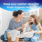 Washing Machine Cleaner Tablets 24 Pack - 16.9oz Washing Machine Cleaner Top Load, Septic Safe Washer Machine Cleaner Tablets, HE Washer Cleaner - 1 Year Supply