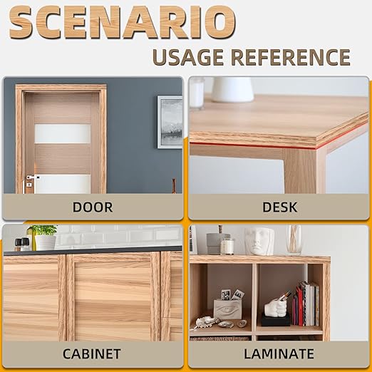 GSCIT Club Red Oak Edge Banding, 2 inch x 25ft roll of Veneer Edge Banding Preglued Flexible, Real Wood Tape Banding