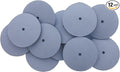 Unmounted Silicone Polisher, Knife Edge, Light Blue, Fine Grit, 12 Pack | POL-310.30