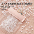 30 PCS Clear Plastic EVA Anti Tarnish Jewelry Storage Bags, Zip Ziplock Jewelry Pouches for Selling & Gift, Little Mini Travel Organizer for Ring Earing Chain Bracelet (L)