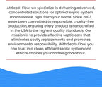 Septi-Flow Shock Septic Drainfield Repair Solution, Clears Leach Fields, Dissolves Hardened Deadpan Soil, Complete Treatment, One Gallon - 128 Fl Oz (Pack of 1) - Drain Field Treatment by Septi-Flow